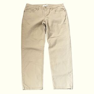 JACLYN SMITH Cotton Khaki Pants Size 8